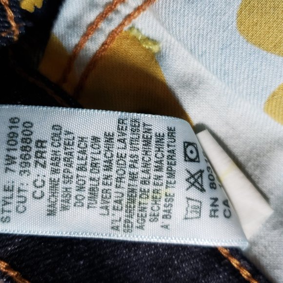 Lucky Brand Sweet N Straight Crop Dark Indigo Denim 8 NWOT - Picture 6 of 9